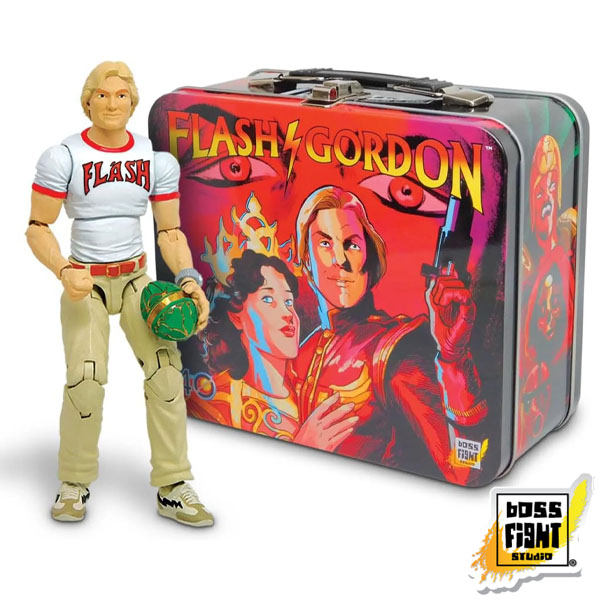 Boss Fight Studio Hero H.A.C.K.S. Flash Gordon Movie Figure and Lunchbox